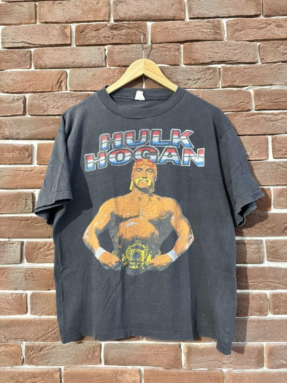 Rare 90s Hulk Hogan Tshirt Rare Design Black Short Sleeve Unisex Shirt KH16448 Unisex T-Shirt XXXXL