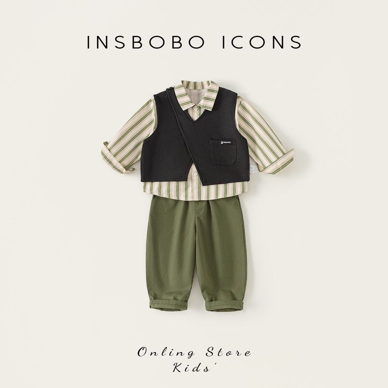 Fashionable Handsome Boy Early Autumn Wear Children s Clothing Dark Gray 100