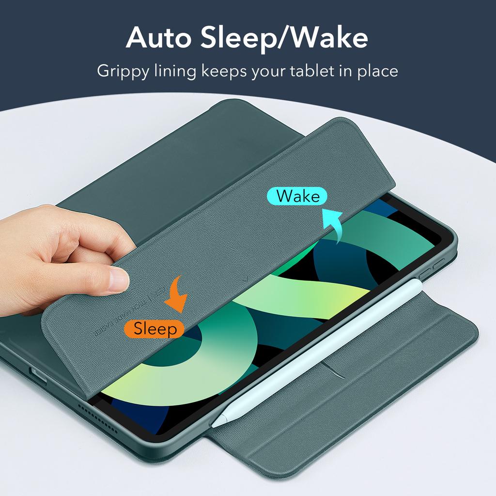 Für iPad Pro 12.9 2021 Abnehmbare Hülle für iPad Pro 11 Air 5 Air 4 Magnetische Hülle 2021 2020 mit Stifthalter Smart Folio