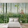3d Photo Wallpaper Lotus Bamboo Forest Landscape Mural Living Room Bedroom Background Wall Paper