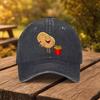 Funny Potato Farting French Fries Baseball Cap Washed Cotton Adjustable Outdoor Sports Hat