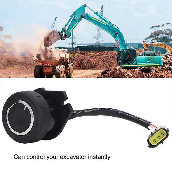 The 300661-00004 2552-1004 fits the rotary switch throttle knob of Daewoo Doosan excavators. None