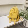 Lightweight New Backpack Multifunctional Shoulder Bag Solid Color Backpack Fashion Messenger Bag High Value Casual Messenger Bag