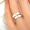 HERMES  #10(JP Size)  Ring Silver925/K18 Yellow Gold Women