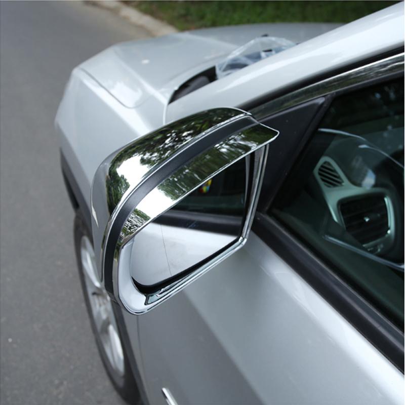ABS Chrome Car Rearview Mirror Cover Rear View Mirror Trim Sticker for Jeep Compass 2016- 2018 for Jeep Renegade