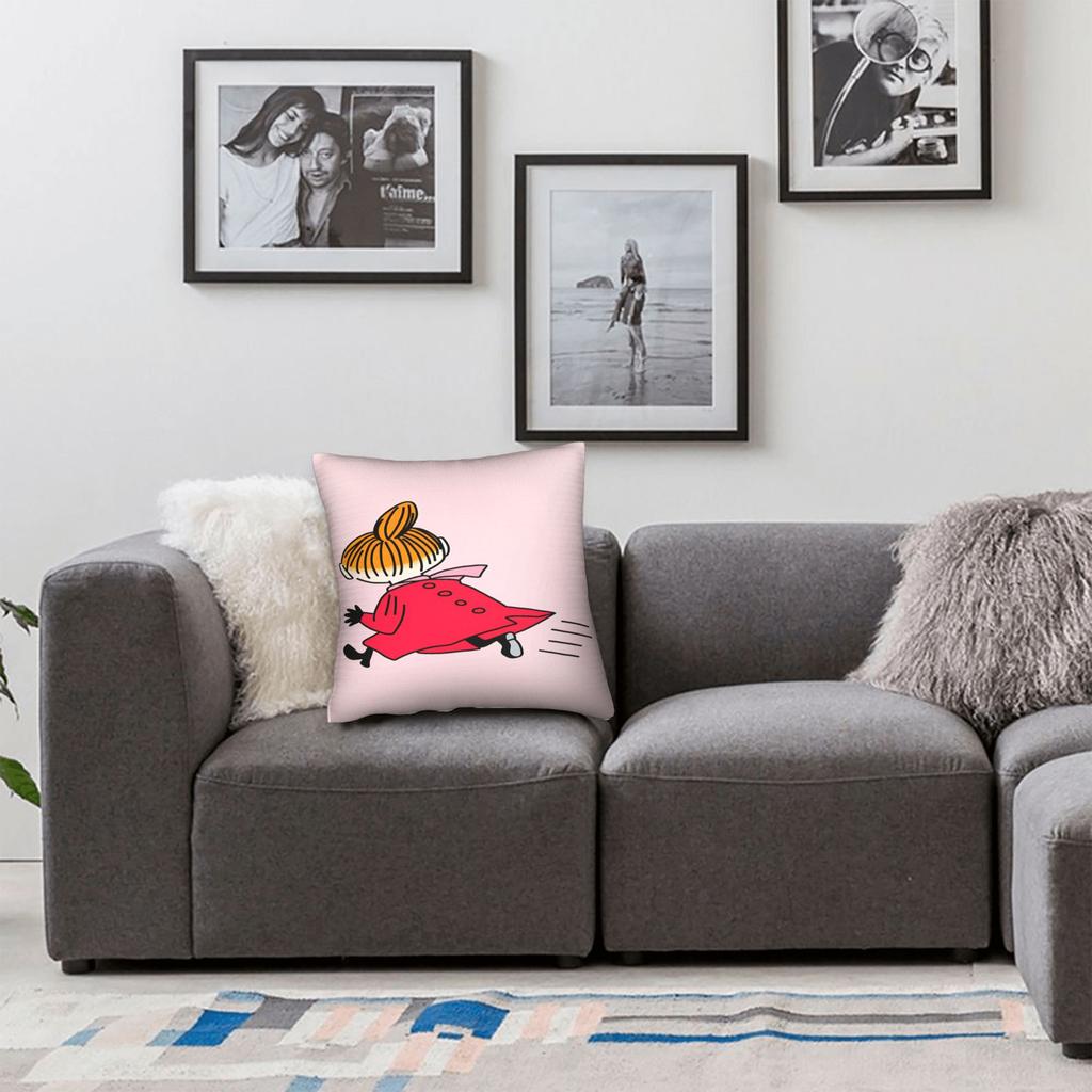 L-Little My CARTOON Pillow Case  Soft Pillow Cover Novelty Cushion Cover For Sofa Couch Bed Living Room