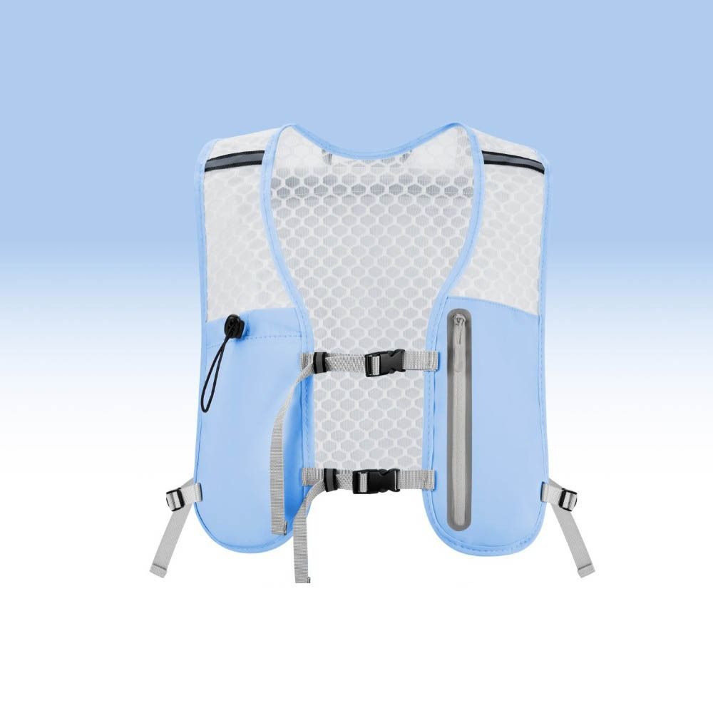 Breathable Hydration Running Vest Non-Slip Lightweight Bladder Chest Pack Convenient Reflective Design Bicycle Bag Vest