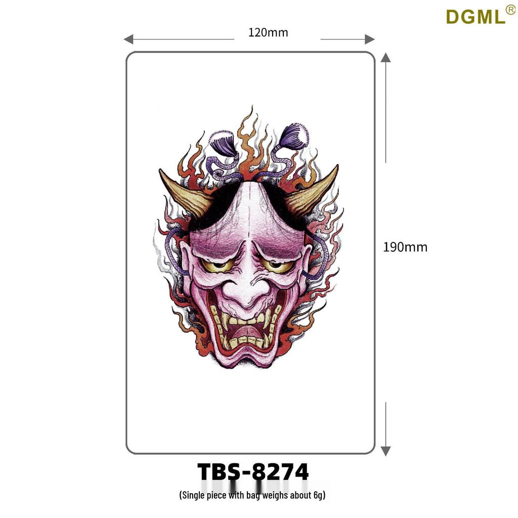 Fresh Style Waterproof Flower & Cartoon Tattoo Stickers for Arm
