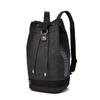 Fashion Canvas Sports Backpack Barrel Bag Travel Computer Backpack Men's Bag Leisure Travel School Bag Unisex