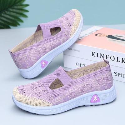 New Women's Shoes Summer Breathable Mesh Shoes Lightweight Anti Slip Cloth Shoes for Women