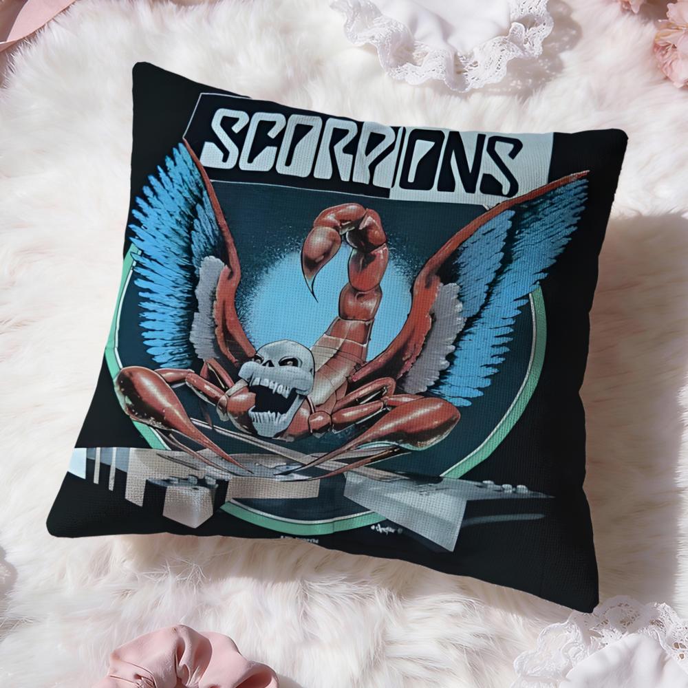 Scorpions Band Hot Cushion Cover Premium Comfort Reversible Pillow Cove -Two In One Design for Any Room & Car Interior