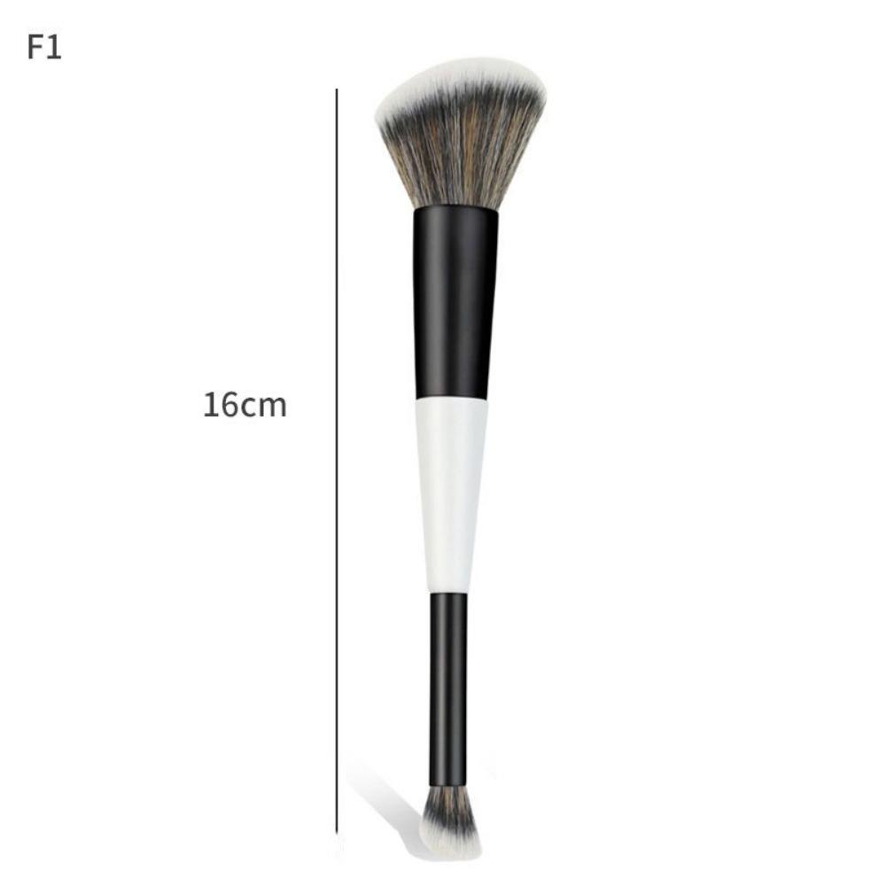 Doppelendiger F4 Kontur-Gesichtspinsel Mehrzweck Hohe Deckkraft Make-up Pinsel Kosmetik Beauty Puder Rouge Pinsel Make-up Werkzeuge