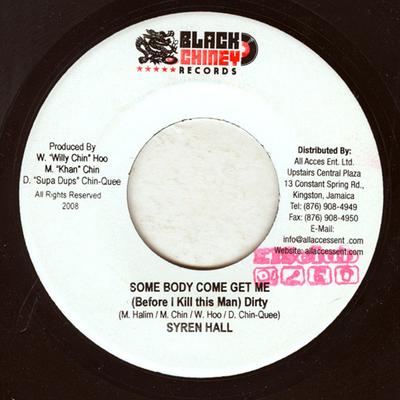 7inch Record MELANIE FIONA - Some Body Come Get Me (Before I Kil NONE Black Chiney Re 2008 Jamaica Reggae, Ska & Dub Used