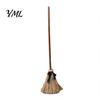 Interactive Halloween Window Display Electric Broom Toy, with Touch Activated Swinging Prop, Retro Realistic Silk Witch Straw Broom, for Party
