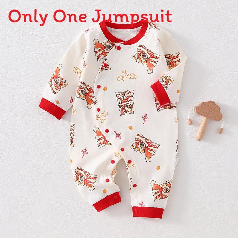 Newborn Cotton Baby Romper With Antibacterial Fabric Long Sleeve For Spring Autumn Infa