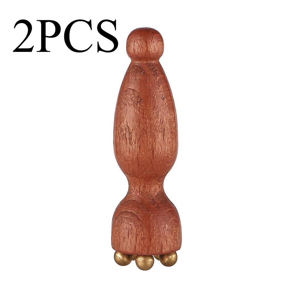 

2pcs Brass Facial Massager | Facial Beauty Pure Brass Eyebrow and Facial Acupoint Massage Sticks, No Battery Required