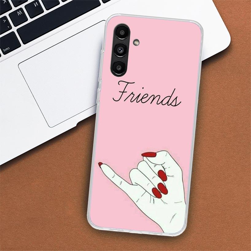 Girls Bff Best Friends Forever Phone Case For Samsung Galaxy A02S A12 A22 A32 A42 A52 A72 A51 A50S A71 A41 A31 A21S A70S A40 A30