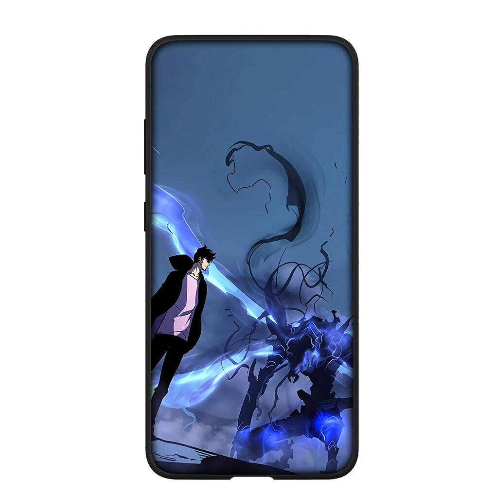 Phone Case for Samsung Galaxy S25 S23 S22 S24 Ultra FE A05 A06 A15 A16 A36 A37 A35 A54 A55 A56 A57 A25 A26 A53 A17 Cartoon Solo Leveling Anime Cover