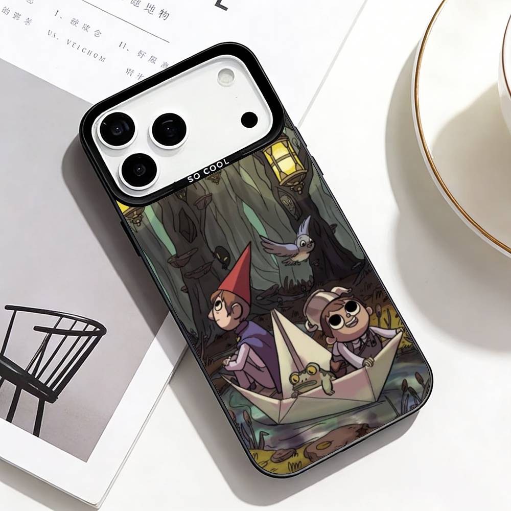 O-Over the G-Garden W-Wall Dark Fairy Tale Phone Case For iPhone17,16,15,14,13,12,Pro Max Black Colorful Phone case
