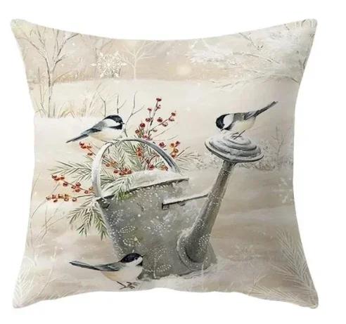Christmas Pillowcase Cushion Cover Christmas Decorations for Home Christmas Ornament Gift Happy New Year