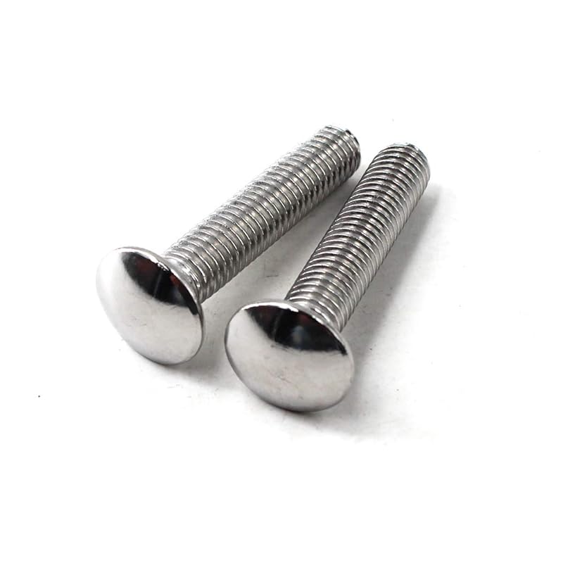 M8x25 Carriage Bolts 304 Stainless Steel Square Bolts (Pack of 20) M8x16