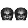 2Pcs Cartoon Car Headrest Covers Exaggerated Car Seat Headcover  Halloween Christmas Holiday