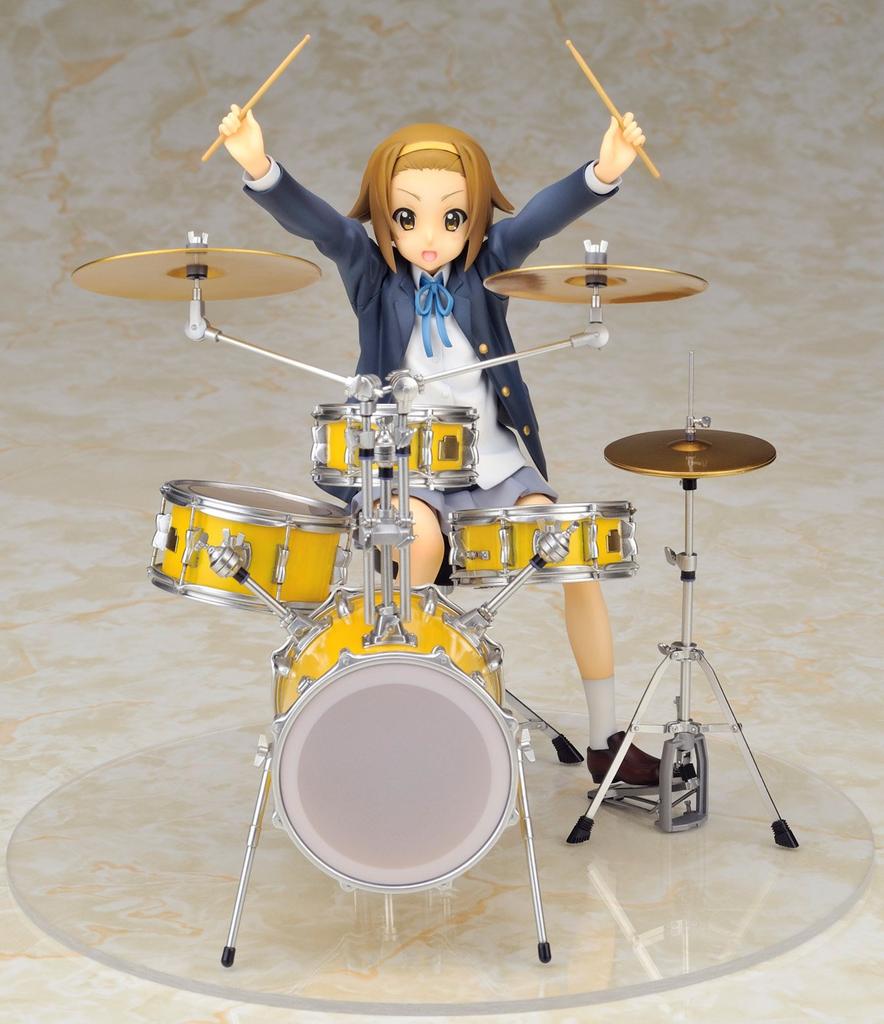 Ritsu Tainaka Scale PVC Painted Finished K-ON! (1/8 Product)