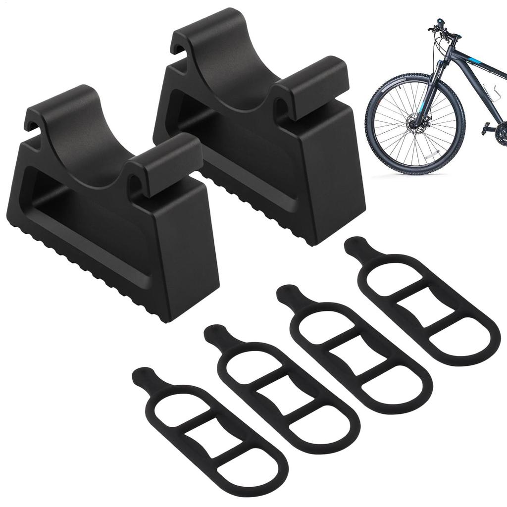 Quick-release inverted parking stabilizer repair tool for handlebar supports of road and mountain bicycles