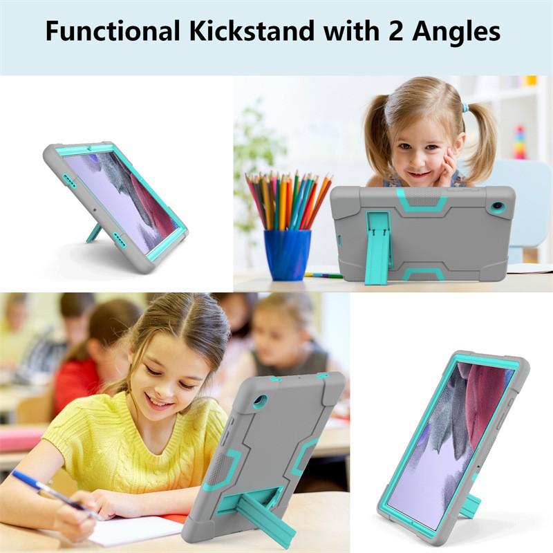 Shockproof Silicone PC Back Cover With Kickstand Galaxy Tab A8 10.5 X205 X200 Multi-Color Options