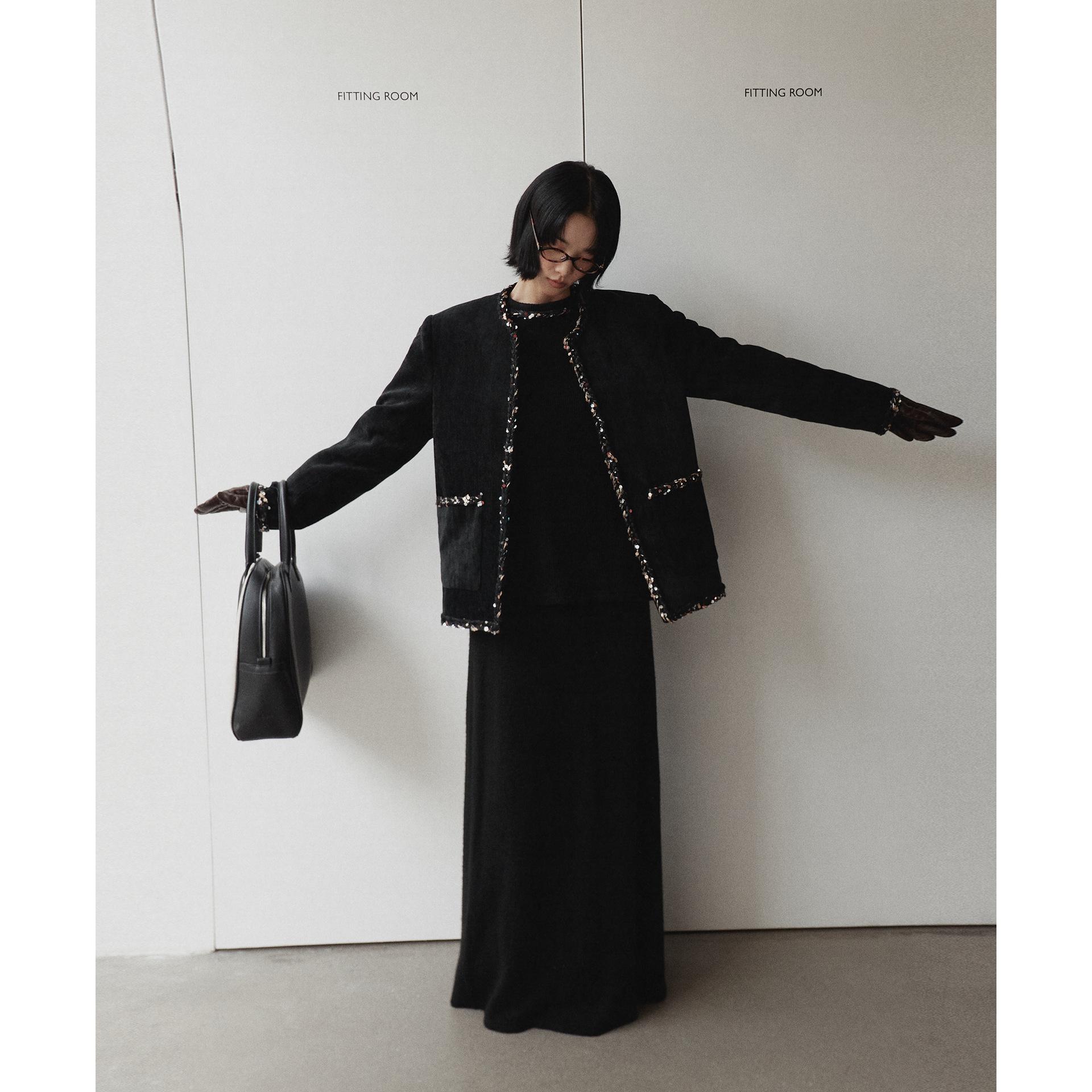 

Корейский стиль Маленькая ароматная куртка для женщин Зимний дизайн Утолщенные стеганые топы M