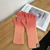Milina Long Gradient Wool Blend Knitted Gloves