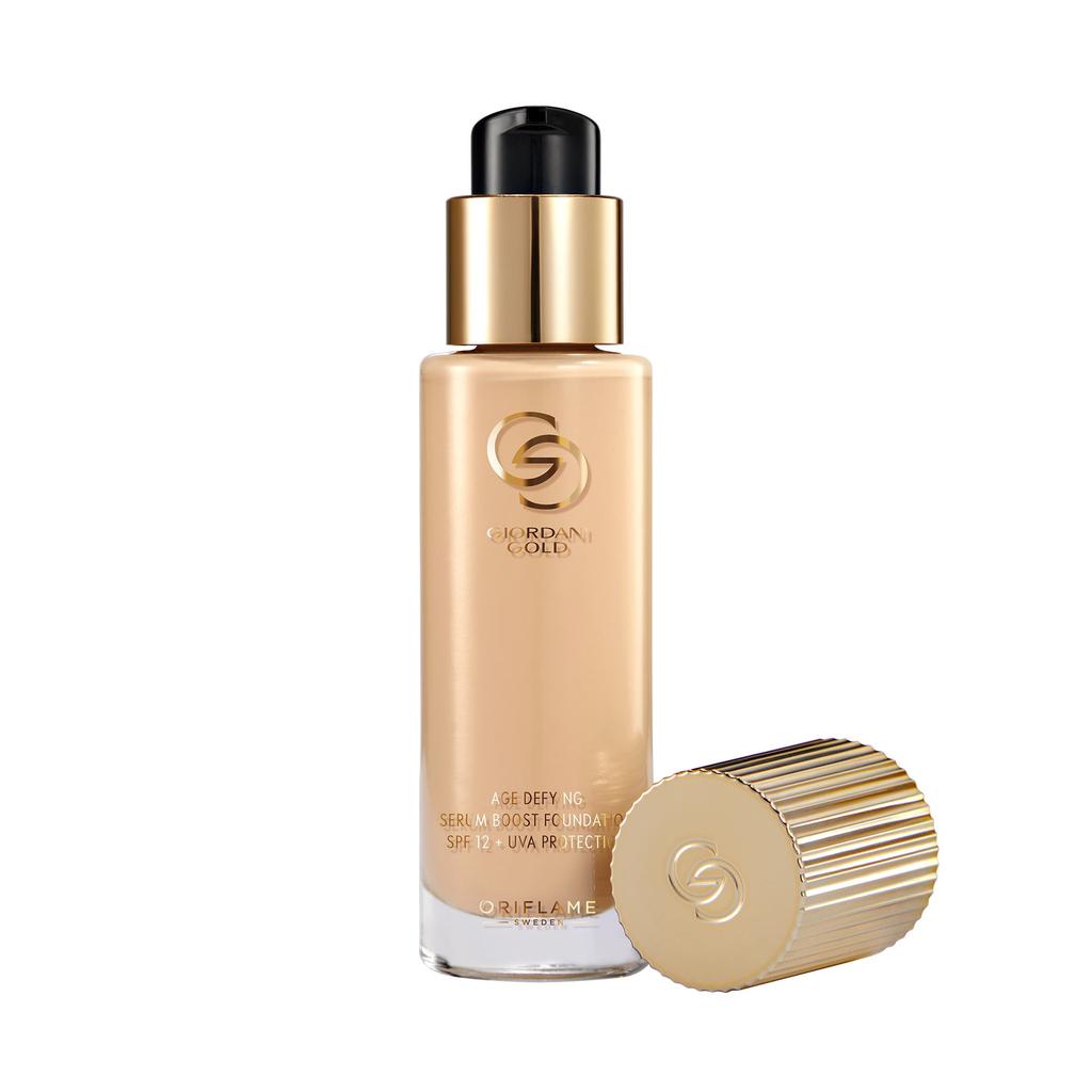 Oriflame Giordani Gold Omlazující make-up na bázi séra SPF 12 + UVA - Světle béžová neutrální 30 ml