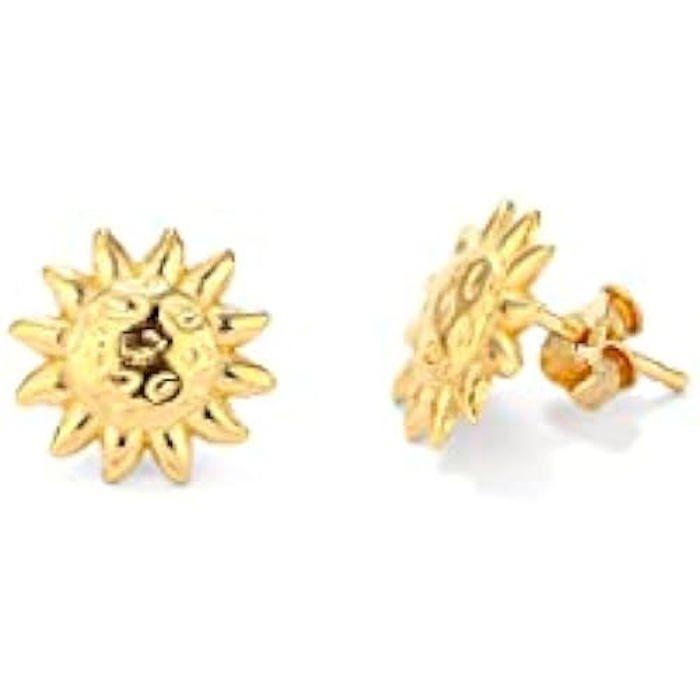 Ohrringe - RADIANT - Ohrringpaare - Silberfarben - Edelstahl, Leder, Keramik