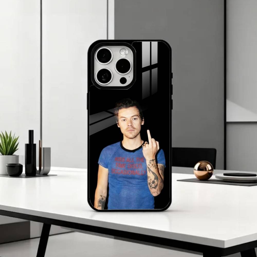 H-Harry Kiss All The Time S-Styles Phone Case For iPhone17,16,15,14,13,12,11 Plus,Pro Max Magnetic For Magsafe Wireless Charging