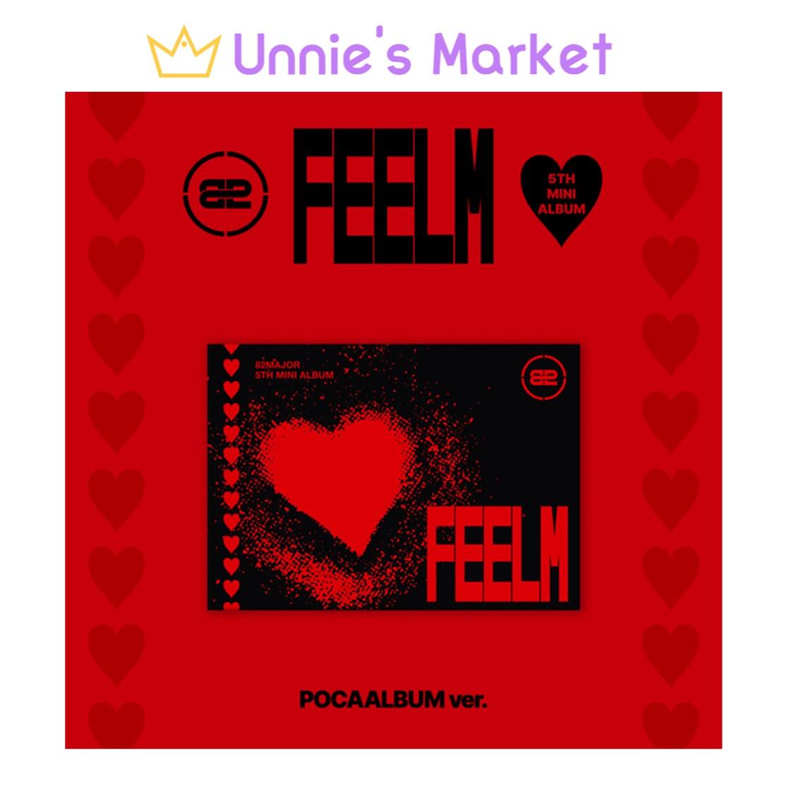 [Предзаказ] 82MAJOR [FEELM] POCA версия. / 5-й мини-альбом + бесплатный подарок POCA ver. (CD X)