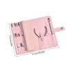 37 Positions Nail Drill Bit Organizer Bag Portable Holder PU Leather Grinding Polish Head Bags Storage Package Manicure Accessor