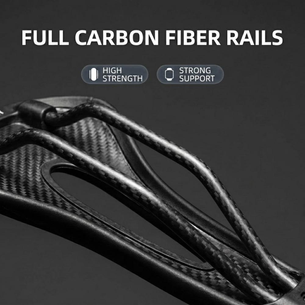 Slr 3D Printed Carbon Bicycle Saddle Ultra Light 155G Mtb Xc Road Gravel Off-Road Bike Seat Fit For Racing Cycling Auto Accessories