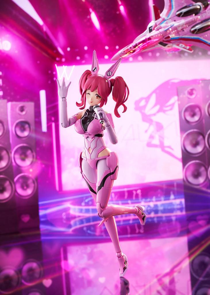 Aoshima Bunka Kyozai VFG Macross Delta Kairos Machina Nakajima Approximately 157mm Tall Plastic Model Kit (AOSHIMA) VF-31A MC-13 (Airplane)