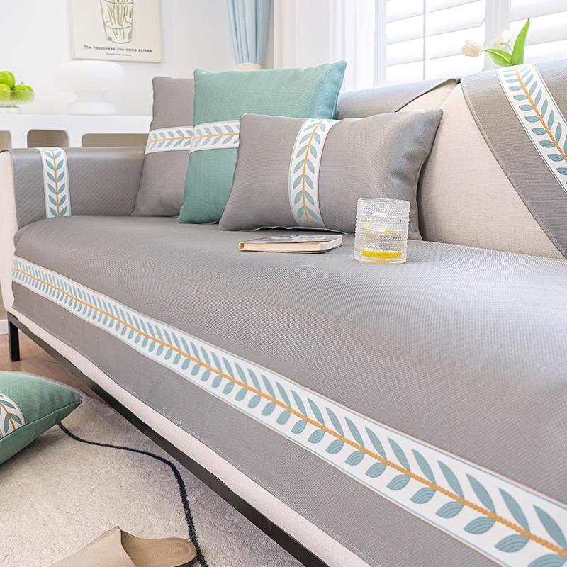 Ice Silk Sofa Cushion Summer Non-Slip Simple Modern Mat Cushion Summer  New All-Inclusive Sofa Cover
