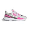 Adidas Flex J Grey Screaming Pink Kids Sneakers Grey-One Cloud-White FX5324