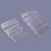 Acrylic Display Risers for Funko Action Figures,Jewelry,Makeup,Display Shelf Stand for Cupcake, Clear U Shape Showcase Fixtures