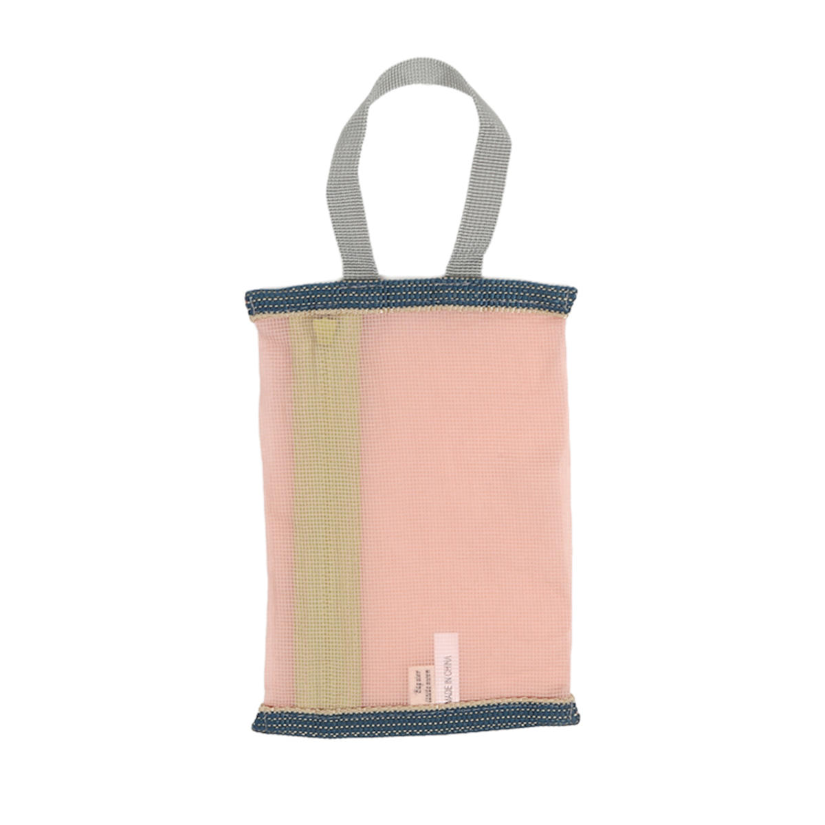 

Прозрачная сетчатая нейлоновая сумка для хранения, сумка для ID, дорожная сумка для билетов, органайзер для проводов, ручек, портативная тонкая складная косметичка, пенал S розовый