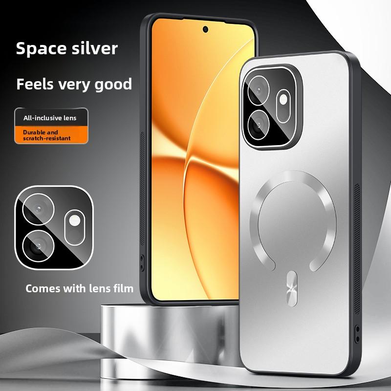 For OnePlus 15T Case Hard PC Matte Magnetic wireless charging Lens Protective Back Cover Case For One Plus 15T 1+15T Phone Shell