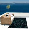 Large Polyester Area Rug with Luminous Neon Pattern – Durable Carpet Chair Mat for Office, Home, Living Room, Bedroom, Kitchen