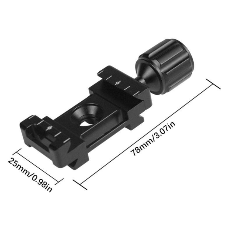 Universals Aluminum Quickly Release Plate For Camera Tripods Light Weight Aluminum Alloys Fast Mounting
