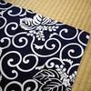 Paulownia Arabesque Furoshiki Specially Navy Blue Broadcloth Cloth, Dyed, (three Widths)