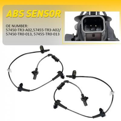 2X Front R&L ABS Wheel Speed Sensor For 2012-2015 Honda Civic 57450-TR3-A02 EXV