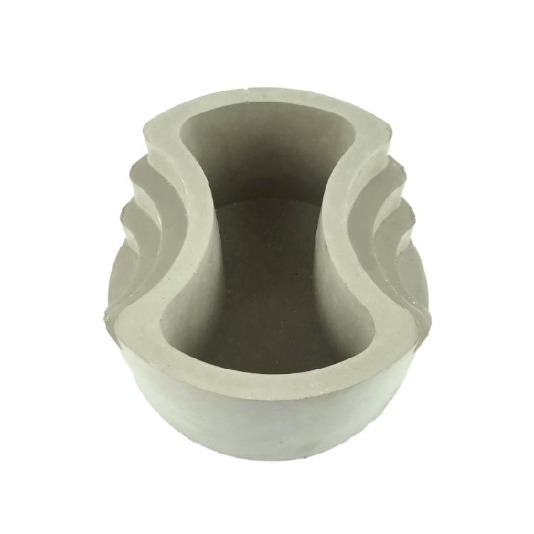 Stampo per Vaso da Fiori in Silicone Stampo per Piantine Succulente Stampo in Cemento e Gesso Stampo Rotondo in Cemento di Cemento per Portapenne Fai da Te, Decorazioni per la Casa