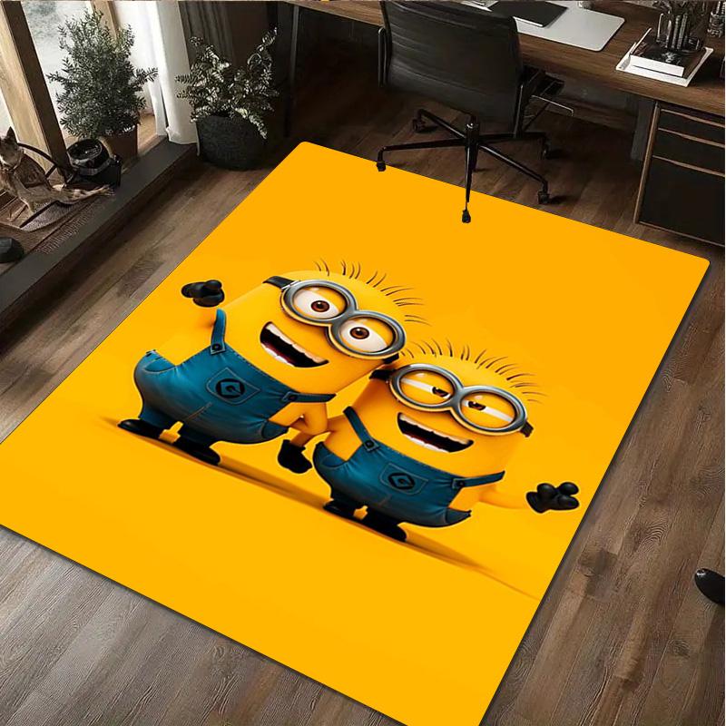 Despicable Minions Rug Carpet Office Decorative Carpet For Living Room Bedroom Door Mat Floor Rug Computer Chair Area Rug
