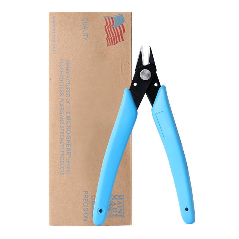 Nail Drill and Polish Remover Pliers Set with Strong Metal Chain Cutters and Small Art Drill Removal Tools Rubber Handle Drill Remover Cutters